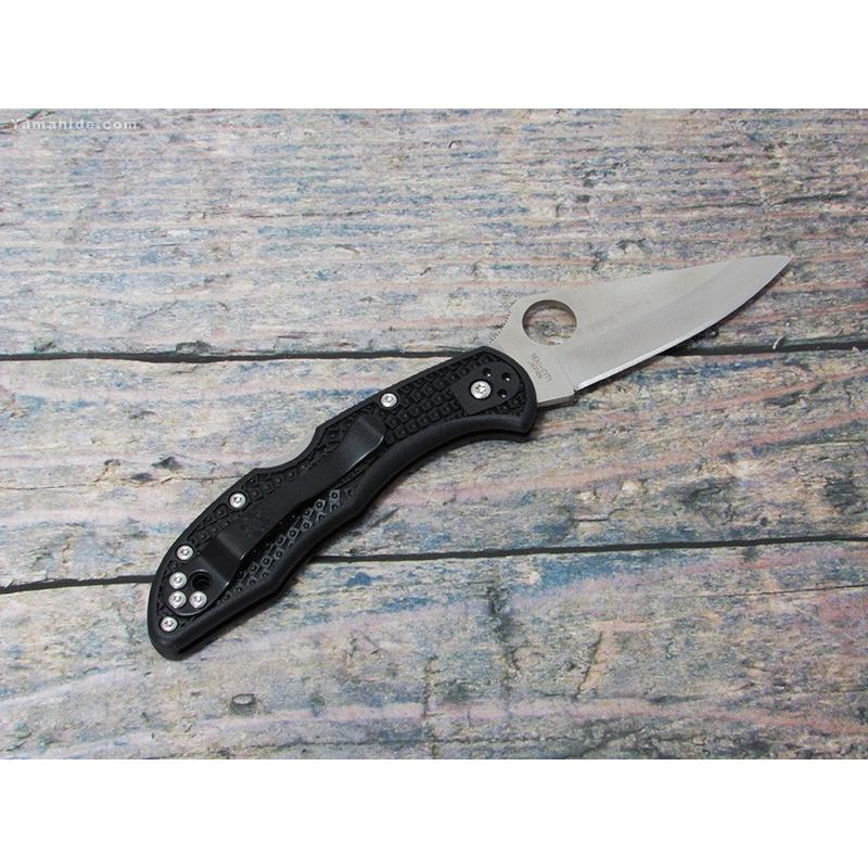 Spyderco デリカ4 ザイテル ブラック 直刃 C11PBK