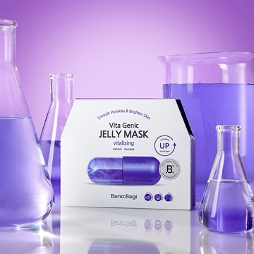 【BANOBAGI】活力彈潤維生素果凍面膜10入組