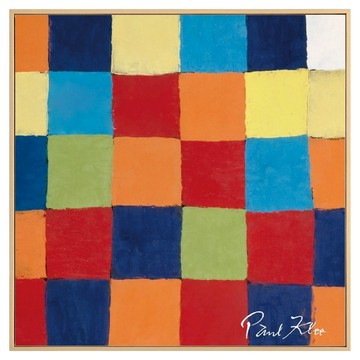 菠蘿選畫所 保羅・克利 色彩圖表.Qu 1 方 AVAR4438D  木色  40 x 40cm