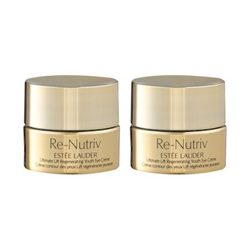 Estee Lauder 雅詩蘭黛 白金級極萃賦活花秘眼霜5ml 兩入組 台灣專櫃貨