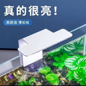 🚚限量搶購🚚LED魚缸  燈  小夾水草  燈  USB插頭20-30缸通用魚缸  燈  小型迷你魚缸  燈