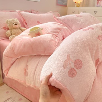秋冬季雪花絨床包組 被套單件 牛奶絨床包組 被單 學生 單人三件套 被單 四件套 法蘭絨床包組 雙人 雙人加大床包組