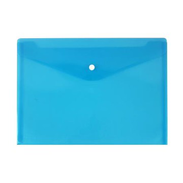 DATABANK 橫式鈕扣公文袋/105/厚0.18mm/藍/個