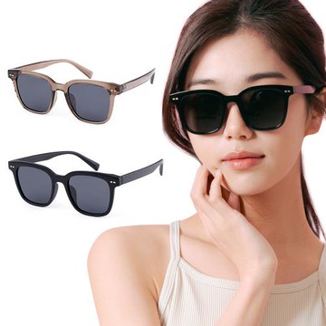 【ALEGANT】英式時尚TR90寶麗來偏光墨鏡│UV400方框太陽眼鏡│2色