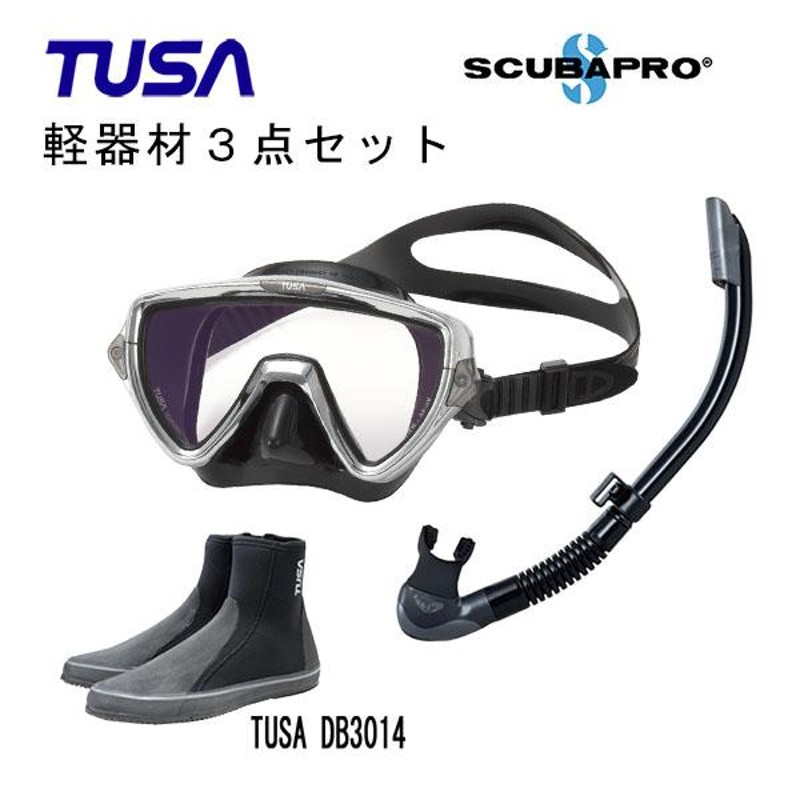 在庫限り TUSA ツサ 軽器材3点セットヴィジオプロ マスク M-19SQB