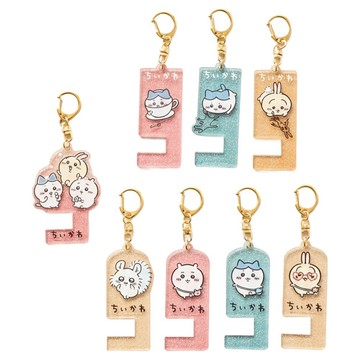 Chiikawa 吉伊卡哇 壓克力手機架吊飾 8個 閃粉  1盒