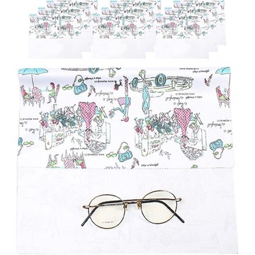 MELACME 特大號超細纖維眼鏡布 30 x 40 公分 10入  10 張
