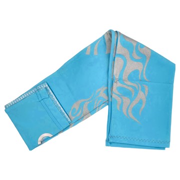 MEGA 美高 COOUV 防曬涼感手掌袖套 專業防曬配件UPF50+ 單一尺寸  海洋藍底 銀火焰