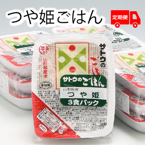 ＜1月中旬発送＞パックごはん6か月定期便！山形県産つや姫ごはん無菌パック24個（入金期限：2023.12.25）