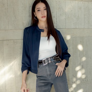 niceioi 個性方型銀釦寬版皮帶