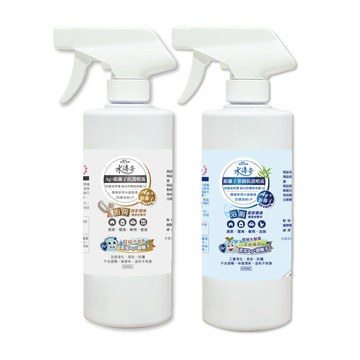 水傳奇 銀離子防護噴霧 噴槍瓶 500ml-廚房/浴廁專用(2入組)