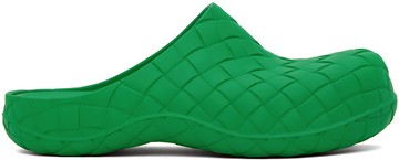 Bottega Veneta 绿色 Beebee 穆勒鞋
