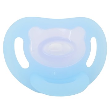 pigeon 貝親 Soft Buddy全矽膠安撫奶嘴 S  0-3個月  淺藍  1個