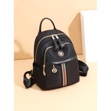 牛津布雙肩包女2025新款時尚百搭輕便旅游包包休閑旅行小背包書包