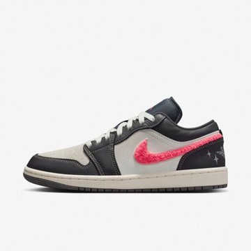 Nike 耐吉 WMNS Air Jordan 1 Low [IM6565-014] 女 運動休閒鞋 深灰 螢光粉