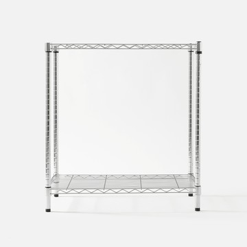 特力屋 鍍鉻二層架 寬75*深46*高80公分