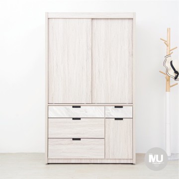 沐家具 mufurniture 台灣製造 Dangdang白榆木4尺衣櫃/臥室收納