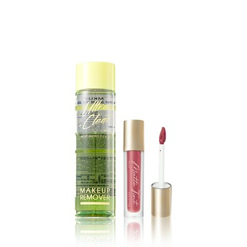 MKUP 美咖【新品上市】極淨保濕眼唇卸妝液+水裸霧面唇釉