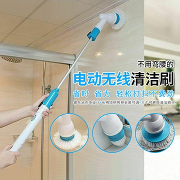 電動清潔刷長柄家用廚房清潔日用品玻璃家用多功能浴室衛生間神器 森馬先生旗艦店