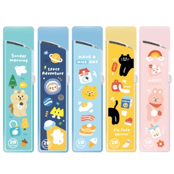 有吉合作社 筆芯-綠/深藍/淺藍/黃/粉