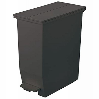 リス HOME&HOME 棚下で使える ペダルダストボックス 35L ダークグレー 日本製 177395