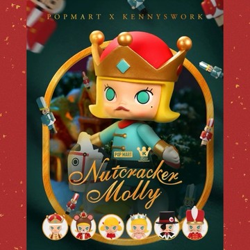 ❰茉莉第一個家❱👑現貨🎄➕預購POPMART泡泡瑪特Molly胡桃夾子系列限量版手辦公仔 胡桃鉗 克拉拉 糖梅仙子