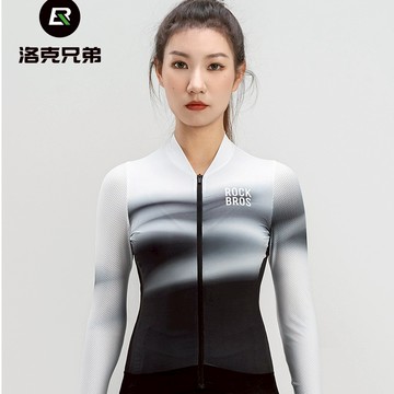 ROCKBROS洛克兄弟旗艦店 骑行服女 騎行长袖上衣 冬季騎行服 自行車騎行服 公路車騎行服 山地車騎行服 透氣速乾