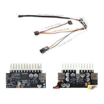 DC-ATX電源供應板(200W) 55*25 SATA IDE CPU 迷你主機供電板