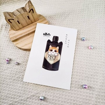 ME183-l04我紙在乎你百喵萌(大人系列)明信片_postcard