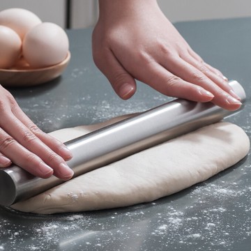 YSJ304不銹鋼搟面杖神器 壓餃子皮搟面棍家用杠面杖桿面棒烘焙