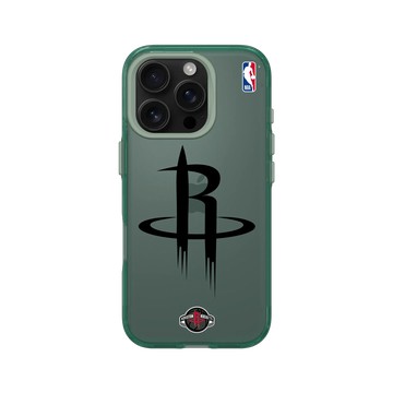 iPhone 16 Pro Clear 憂墨綠 - NBA - B&W-休士頓火箭 Houston Rockets B&W