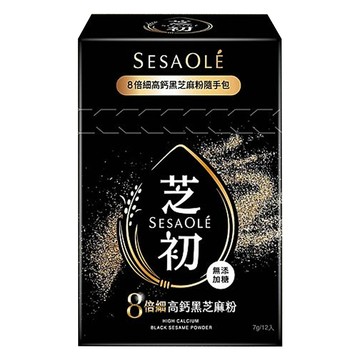 SESAOLE 芝初 高鈣黑芝麻粉 隨手包  84g  1盒