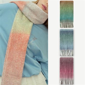 【巴黎精品】現貨+預購 針織圍巾圍脖圍冷氣房披肩秋冬保暖加絨加厚磅休閒生日禮物-棉花糖流蘇10色a1ls30