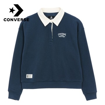 【Converse官方旗艦店】長袖POLO衫_女性_WCJ099-BFK