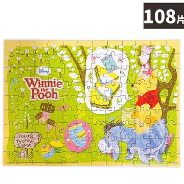 小熊維尼拼圖 108片拼圖 QFP03A/一盒入(促160) Winnie the Pooh 屹耳 小豬 迪士尼 幼兒卡通拼圖 京甫正版授權 台灣製造【APP滿額下單10%點數(單一帳號最高1500點)】8/31止