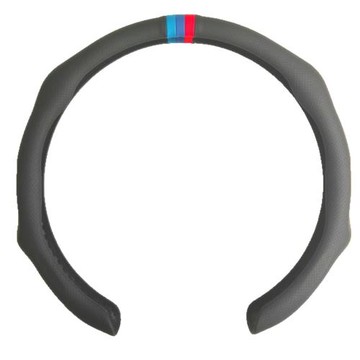 適用寶馬汽車方向盤套運動版四季通用防滑吸汗5D卡式方向盤把套