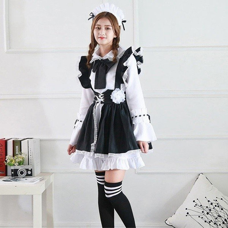 サイス有s M L Xl 2xl メイド服 コスプレ衣装 男性サイズ 女性サイズ ショート エプロン ワンピース ハロウィン フリル 可愛い かわいい Lolita ハイウエスト 通販 Lineポイント最大get Lineショッピング