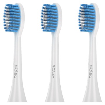 sOlac 音波震動牙刷專用刷頭 SS-11SS 柔軟型 3入  1組