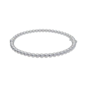 Van Cleef & Arpels 梵克雅寶 18K白金 Perlee Pearls Of Gold 金珠 手環 VCAR07TD00 【二手名牌BRAND OFF】