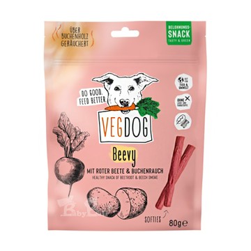 VEGDOG德國蔬狗 煙燻香蔬能量棒-甜菜根&山毛櫸80g