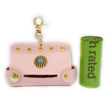 水餃包造型真皮拾便包2.0版-適用大多數拾便袋