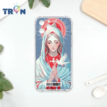 TRON IPhone 11 PRO 聖母水彩 四角防摔載具殼 軟殼 手機殼