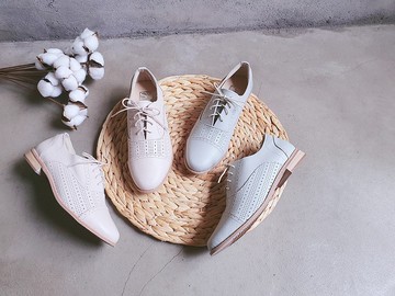 平權響應【英式春氛】鏤空蕾絲雕花牛津_裸粉 | 手工訂製 | M