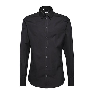 Dolce & Gabbana - Black Cotton Essentials Shirt