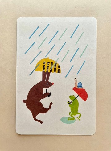 Pinkoi 代購 - 《愉快的雨天》同圖案2件套