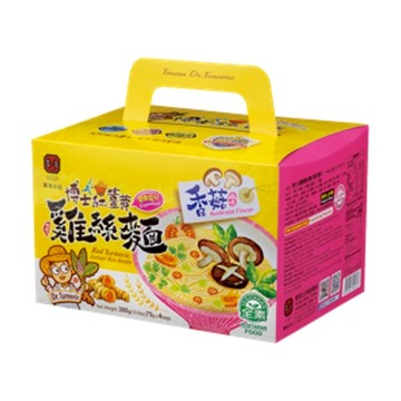 【博士紅薑黃】雞絲麵(香菇風味) 效期:2025/07/30