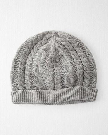 Baby Organic Cotton Cable Knit Cap