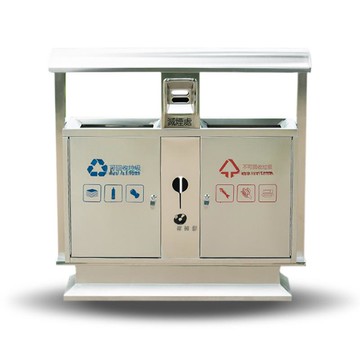 廠家批發不銹鋼分類垃圾箱校園公共場合市政環衛果皮箱戶外垃圾桶[DD080109]