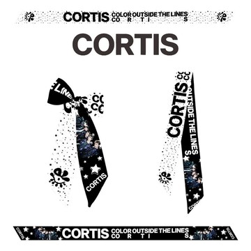 CORTIS應援好物 cortis 烤蹄子 演唱會周邊應援 綁包絲巾 飄帶 領巾 髮帶 飄帶頭巾趙雨凡 金主訓 安乾鎬