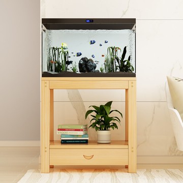 魚缸架 實木魚缸底座缸架儲物多層組缸架子魚缸桌子底座底櫃定做魚缸架子【MJ192212】